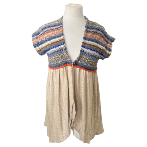Anthropologie Change of the Moon Short Sleeve Cardigan Sweater Size Small - Picture 4 of 7